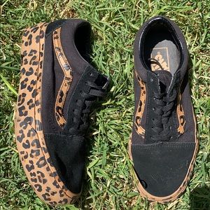 Platform Leopard Old Skool Vans